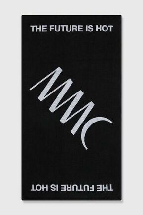 Bombažna brisača MMC STUDIO 100 x 180 cm - črna. Brisača iz kolekcije MMC STUDIO. Model izdelan iz tekstilnega materiala.