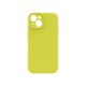 Silikonski ovitek (liquid silicone) za Apple iPhone 15 Plus, Soft, rumeno zelena
