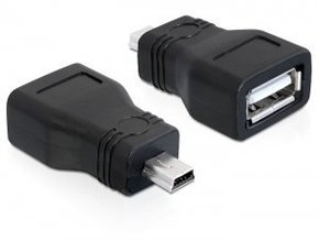 Delock 65277 USB adapter 2.0-A ženska-mini USB moški