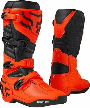 FOX Comp Boots Fluo Orange 45 Motoristični čevlji