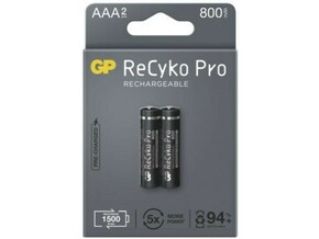 GP polnilna baterija GP ReCyko Pro Professional HR03 (AAA)