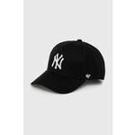 Otroška baseball kapa 47brand MLB New York Yankees črna barva, BMVP17WBV - črna. Otroška kapa s šiltom vrste baseball iz kolekcije 47brand. Model izdelan iz materiala z nalepko.