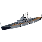 REVELL Model vojaške ladje 1:1200 Model Set Bismarck 65802