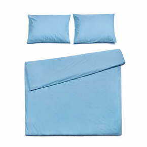 Svetlo modra bombažna posteljnina za zakonsko posteljo Bonami Selection