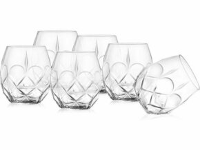 WEBHIDDENBRAND Set kozarec za vodo Luxicon Eco 380ml / 6 kos / steklo