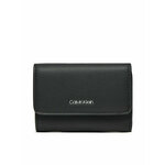 Calvin Klein Majhna ženska denarnica Ck Must Small Trifold K60K611934 Črna