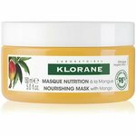 Klorane Negovalna maska z mangovim maslom za suhe in poškodovane lase 150 ml