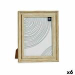 NEW Okvir za fotografije Kristal Zlat Les Rjava Plastika (26 x 2 x 31 cm) (6 kosov)