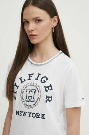 Bombažna kratka majica Tommy Hilfiger ženska