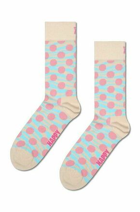 Nogavice Happy Socks Tiger Dot Sock roza barva - roza. Nogavice iz kolekcije Happy Socks. Model izdelan iz elastičnega