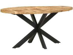 VIDAXL Jedilna miza 160x90x75 cm robusten mangov les