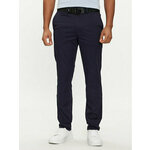 Calvin Klein Chino hlače Modern K10K110979 Mornarsko modra Slim Fit
