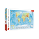 Trefl Puzzle, panoramski zemljevid sveta, 1000 kosov