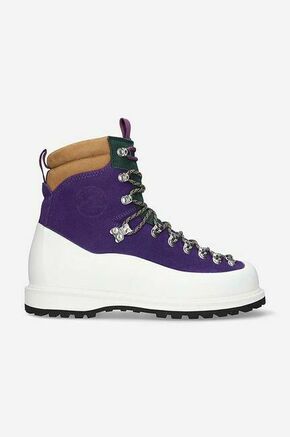 Čevlji Diemme Everest vijolična barva - vijolična. Čevlji iz kolekcije Diemme. Nepodložen model
