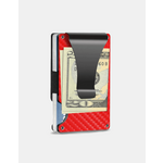 Kovinska denarnica Delgada rdeča