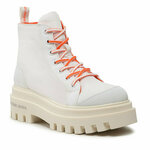 Škornji Calvin Klein Jeans Toothy Combat Boot Softny YW0YW00948 White YBR