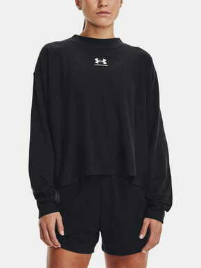 Under Armour Pulover UA Rival Terry Oversized Crw-BLK L