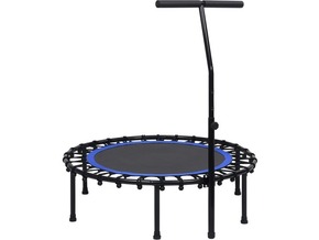 VIDAXL Fitnes trampolin z ročajem 102 cm