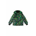 Otroška smučarska jakna Reima Kairala zelena barva - zelena. Otroška smučarska jakna iz kolekcije Reima. Podložen model, izdelan iz vodoodpornega materiala z visoko zračnostjo.