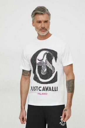 Bombažna kratka majica Just Cavalli moški
