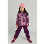 Otroška jakna Reima Vantti vijolična barva - vijolična. Otroška jakna iz kolekcije Reima. Podložen model, izdelan iz materiala, ki ščiti pred mrazom, vetrom in snegom.