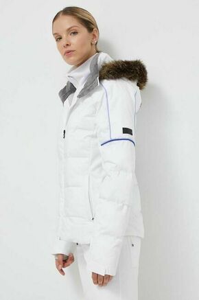 Smučarska jakna Roxy Snowblizzard bela barva - bela. Smučarska jakna iz kolekcije Roxy. Model izdelan materiala