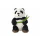 Lamps Plišasta panda z listom 18 cm