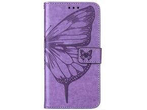 Chameleon Samsung Galaxy A35 5G - Preklopna torbica (WLGO-Butterfly) - vijolična