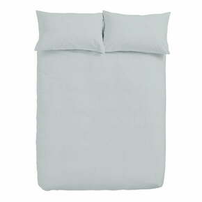 Siva posteljnina za zakonsko posteljo 200x200 cm – Bianca