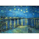 ENJOY Puzzle Vincent Van Gogh: Zvezdnata noč nad Rhôno 1000 kosov