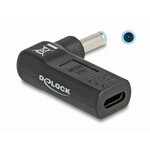 Delock Adapter za polnilni kabel za prenosni računalnik, USB Type-C za HP 4,5 x 3,0 mm vtič, kot 90°