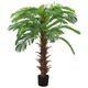 Umetna palma cikas z loncem 140 cm zelena