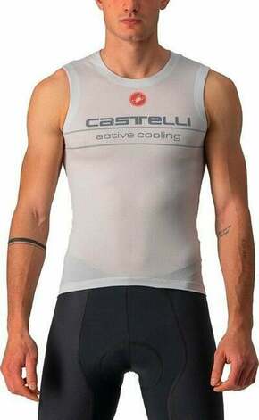 Castelli Active Cooling Sleeveless Brezrokavnik Silver Gray XL