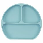 NEW Krožnik Safta Bear Silikon Sukcijska skodelica Svetlo modra (20,5 x 2,5 x 18 cm)