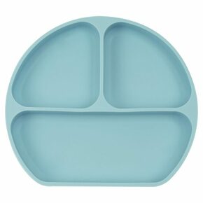 NEW Krožnik Safta Bear Silikon Sukcijska skodelica Svetlo modra (20