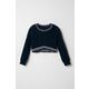 Otroški pulover s primesjo volne Sisley - modra. Otroške Pulover iz kolekcije Sisley. Model izdelan iz tanke pletenine. Model iz tkanine, ki je izjemno prijetna na otip.
