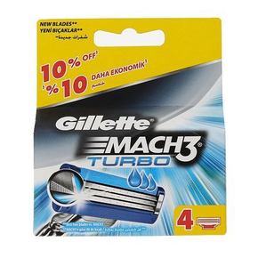 Gillette Mach3 Turbo britvice 4 kosi 4 ks za moške
