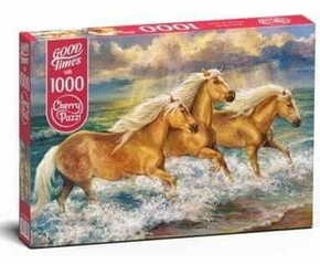 WEBHIDDENBRAND Cherry Pazzi Puzzle - Konji v vodi 1000 kosov