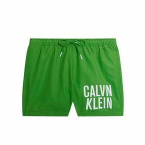 Kopalne kratke hlače Calvin Klein zelena barva - zelena. Kopalne kratke hlače iz kolekcije Calvin Klein. Model izdelan iz vzorčastega materiala. Tanek