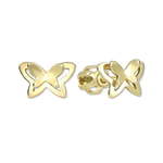 Brilio Uhani iz zlatih metuljev 231 001 00633 - 1,15 g