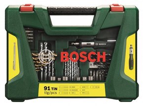 Bosch 91 delni V-Line TiN set vrtalnih in vijačnih nastavkov