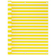 vidaXL Balkonsko platno rumeno in belo 120x400 cm HDPE