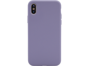 Chameleon Apple iPhone X/XS - Silikonski ovitek (liquid silicone) - Soft - Lavender Gray