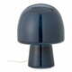 Temno modra namizna svetilka s steklenim senčilom (višina 26,5 cm) Paddy – Bloomingville