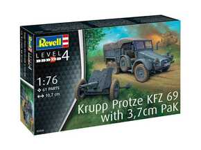 Komplet plastičnih modelov vojaški 03344 - Krupp Protze KFZ 69 s 3