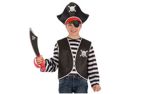 Carnival Toys pirat jopič + klobuk set