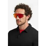 Sončna očala Carrera moški, rdeča barva - rdeča. Sončna očala iz kolekcije Carrera. Model z zrcalnimi stekli in okvirji iz plastike. Ima filter UV 400.