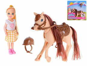 WEBHIDDENBRAND Lutka 13 cm s konjem 14