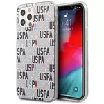 US Polo US Polo Assn Logo Mania - Ohišje za iPhone 12 Pro Max (belo)