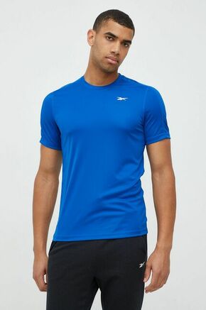 Kratka majica za vadbo Reebok Tech - modra. Kratka majica za vadbo iz kolekcije Reebok. Model izdelan iz recikliranega materiala